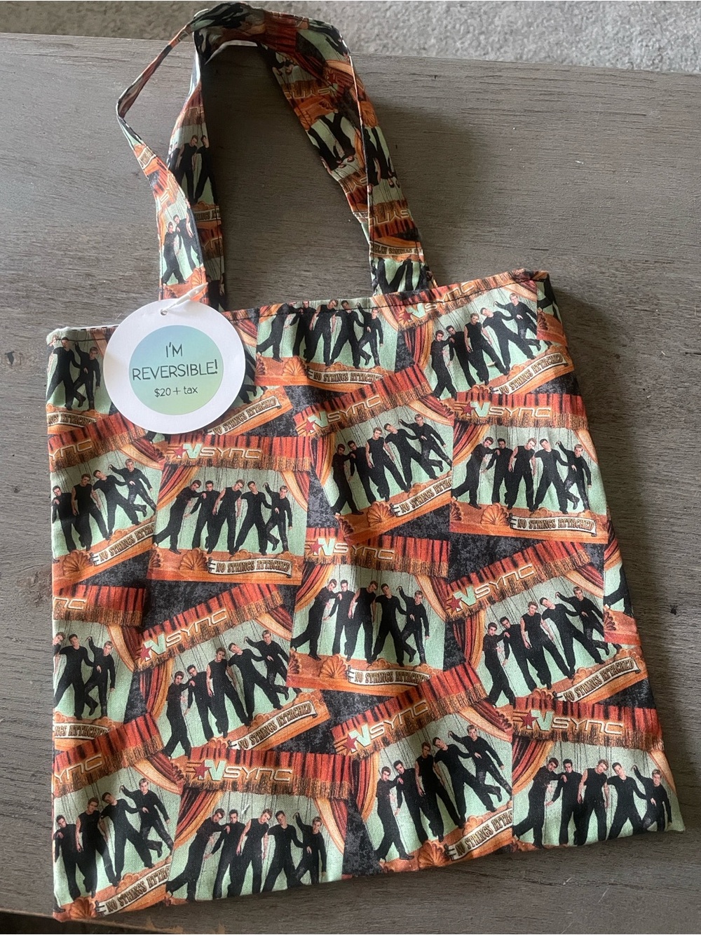 *NSYNC Reversible Tote Bag